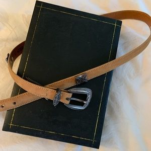 Tan Suede Belt